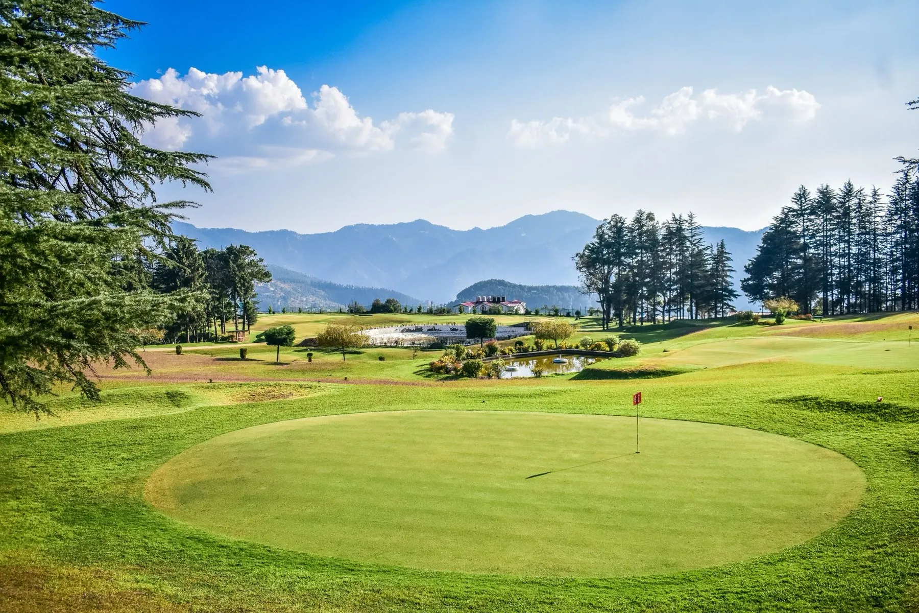 A wide view of the fairways